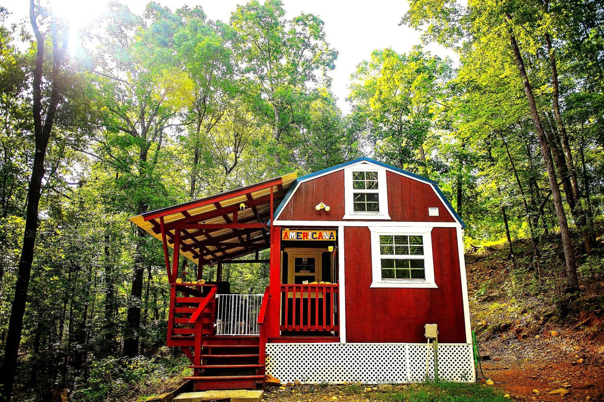 The Americana - Parker Creek Bend Cabins Мурфрисборо Экстерьер фото